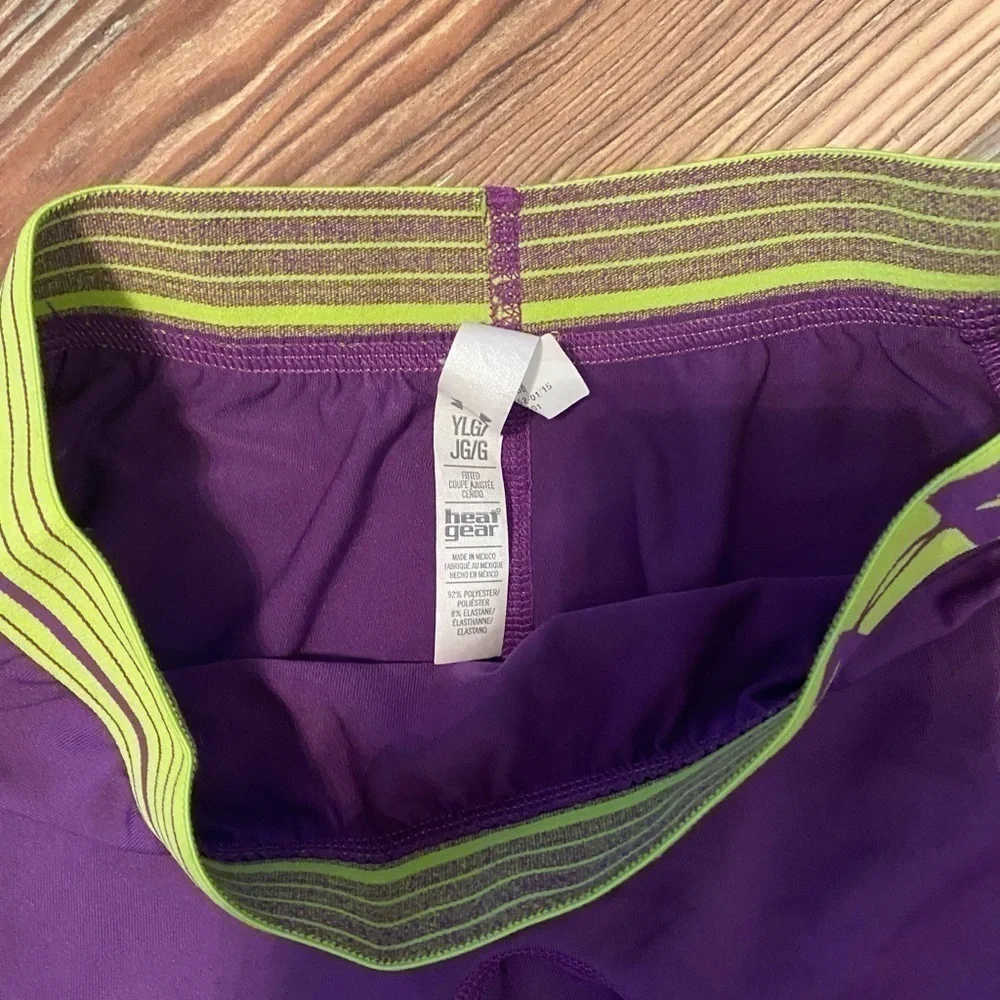 YOUTH under armour spandex shorts